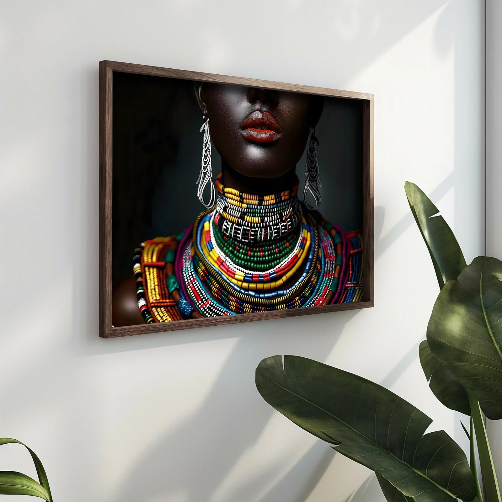 Pikturë dekorative me kornizë MDF, shumëngjyrëshe, Wallity, GE245-L