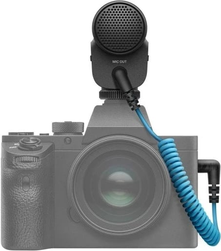 Mikrofon kondensator Sennheiser MKE 400, superkardioid, i zi