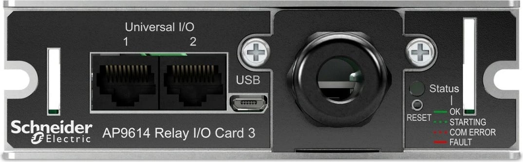 Kartë I/O APC AP9614 për SmartSlot, për UPS, e zezë/jeshile