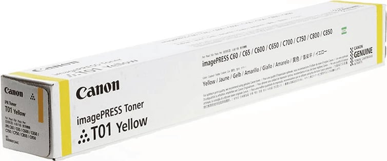 Toner, Canon, T01 8069B001, 39500 faqe, standard, e verdhë