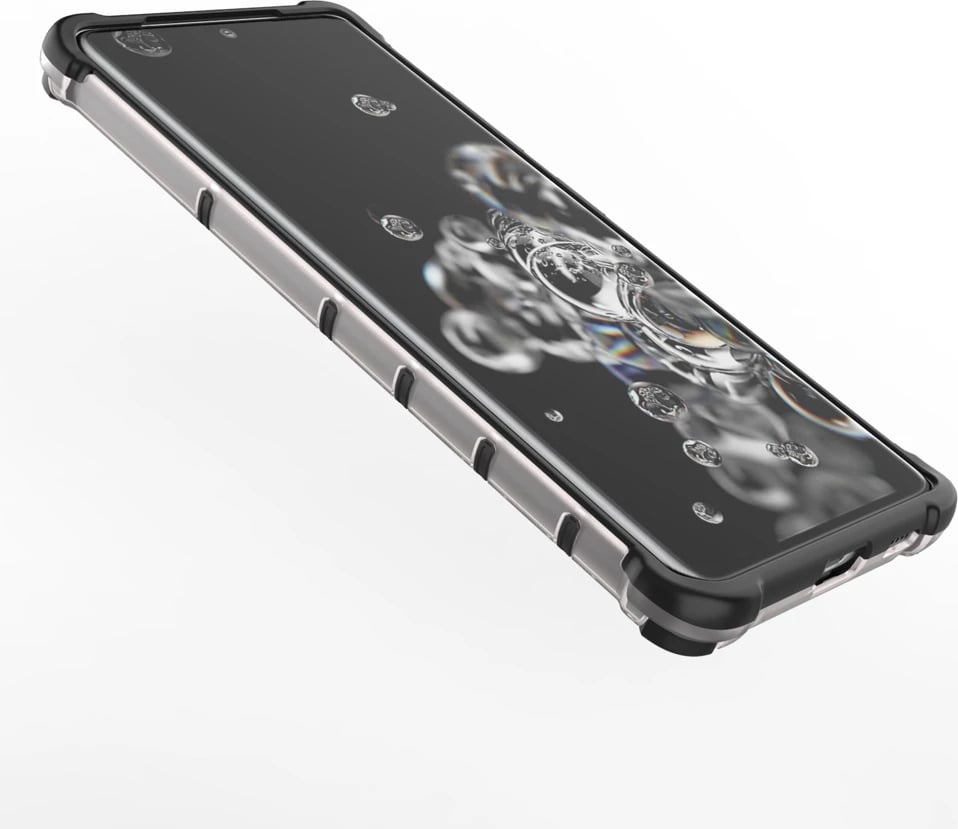 Mbështjellës Hurtel Honeycomb për Samsung Galaxy S22 Ultra, transparent