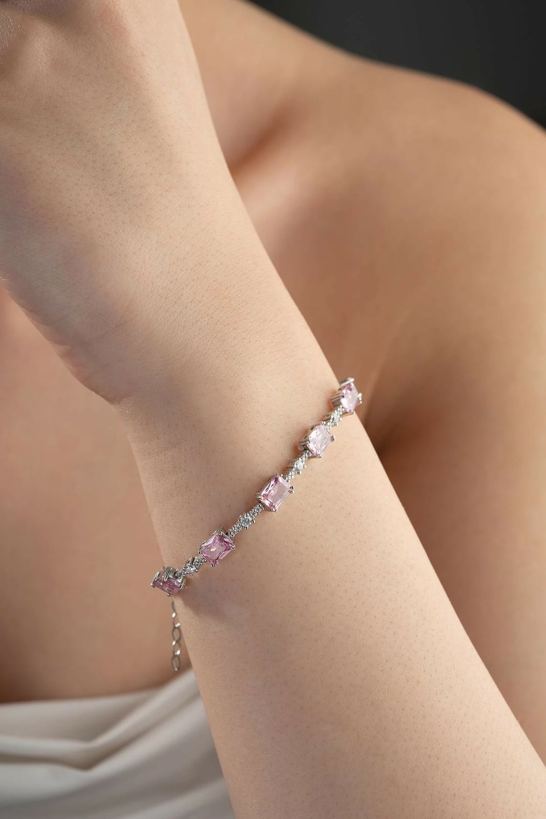 Byzylyk argjendi Jumeon, rozë dhe argjend, NRZ999693