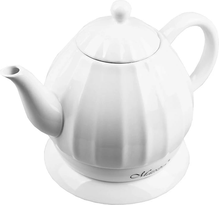 Çajnik elektrik Feel-Maestro MR-070, 1.2L, 1200W, Qeramikë, Bardhë