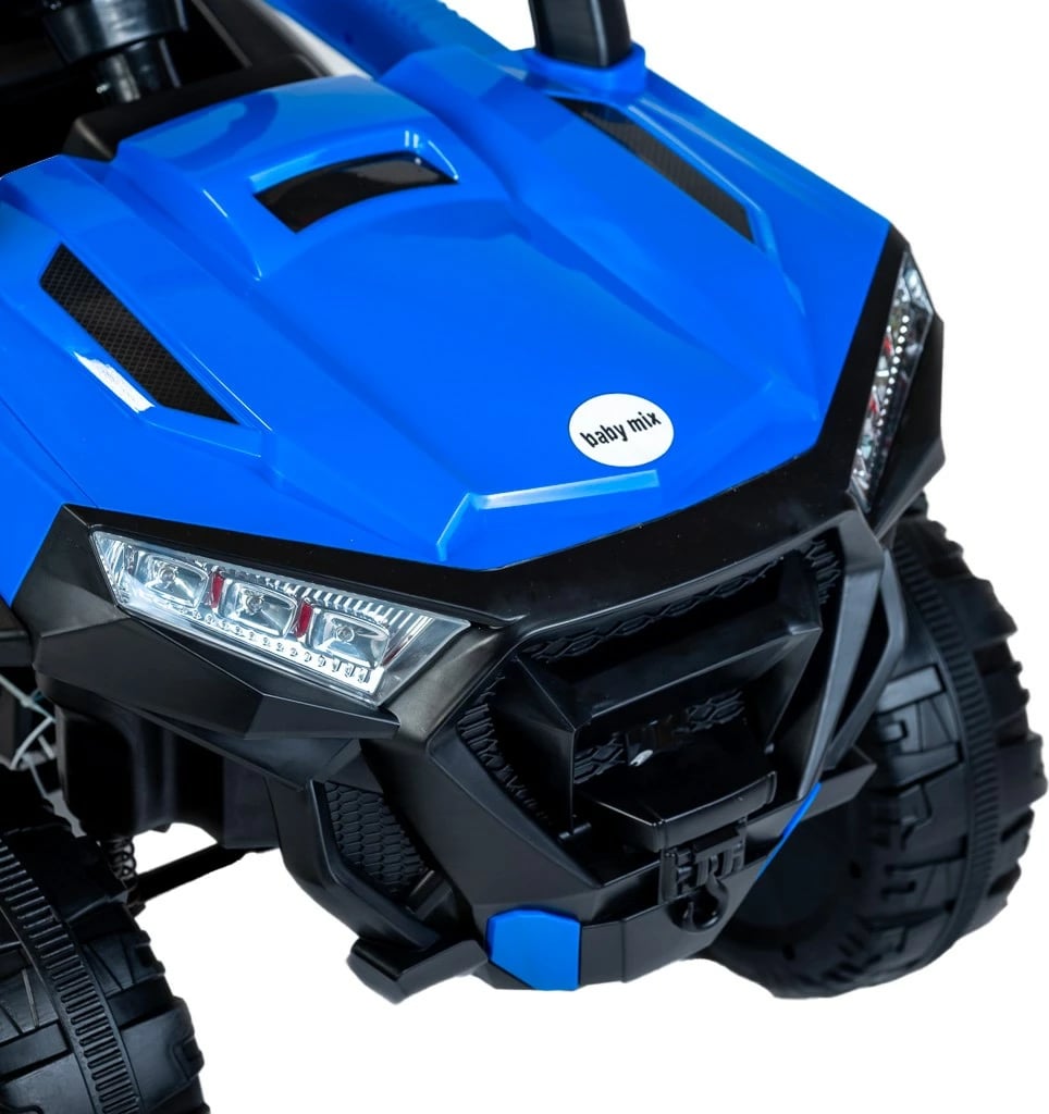 Buggy elektrik Baby Mix Space, 6V 4Ah, motorë 2x380, kapacitet 30 kg, blu