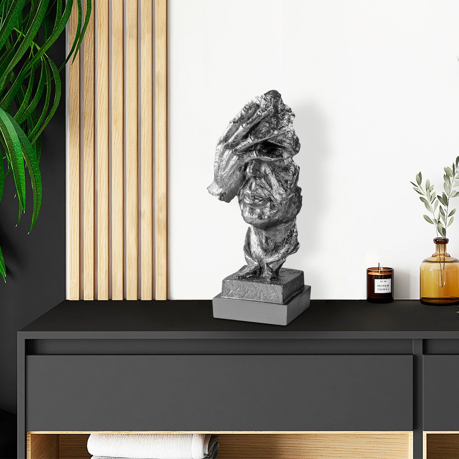 Objekt dekorativ Evila Originals, argjendtë, Yak-032-B