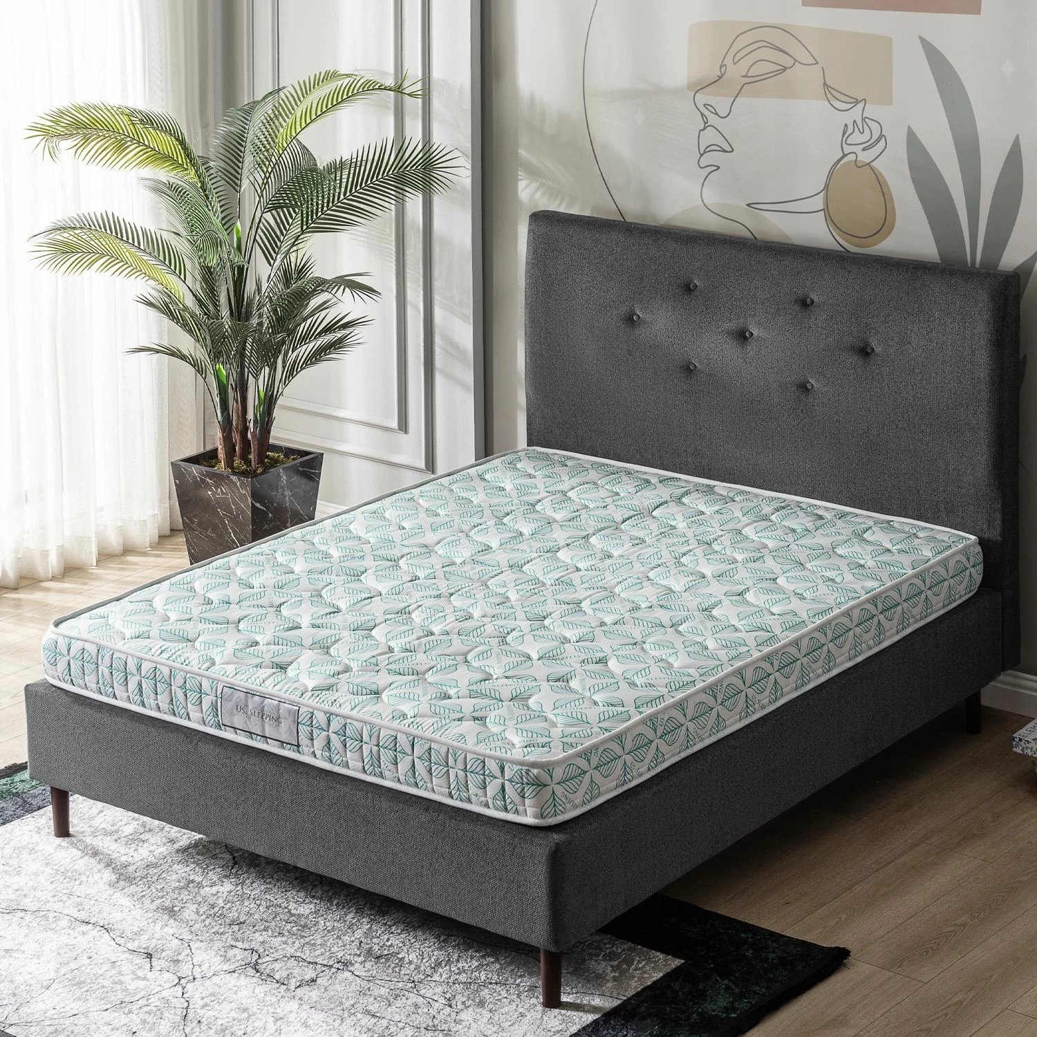 Dyshek Skye Decor Dr.Therapy, 140x200, ngjyrë e gjelbër