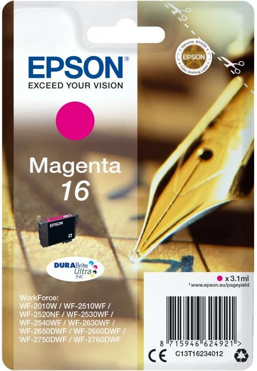 Patron boje, Epson, 16 (C13T16234012), magenta