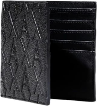Portofol për meshkuj Armani Exchange, i zi