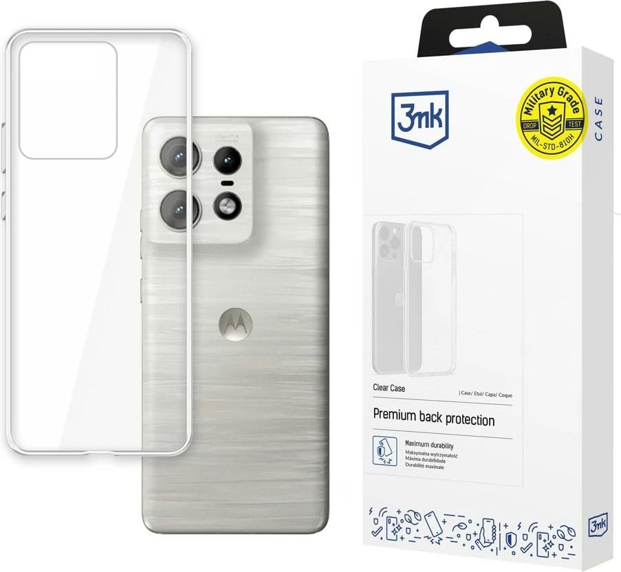 Mbështjellës 3mk Protection për Motorola Edge 50 Pro, transparent
