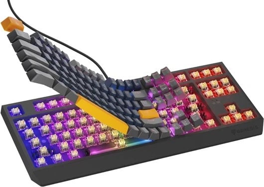 Tastaturë mekanike Genesis Thor 230 TKL, RGB, Outemu Panda, Naval Blue Tastaturë mekanike Genesis Thor 230 TKL, RGB, Outemu Panda, Naval Blue