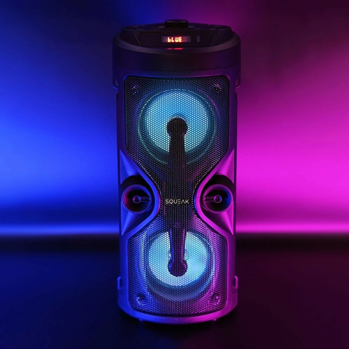 Altoparlant portabil SQUEAK SQ1004 me Bluetooth 5.0, karaoke, 40W, i zi, me mikrofon