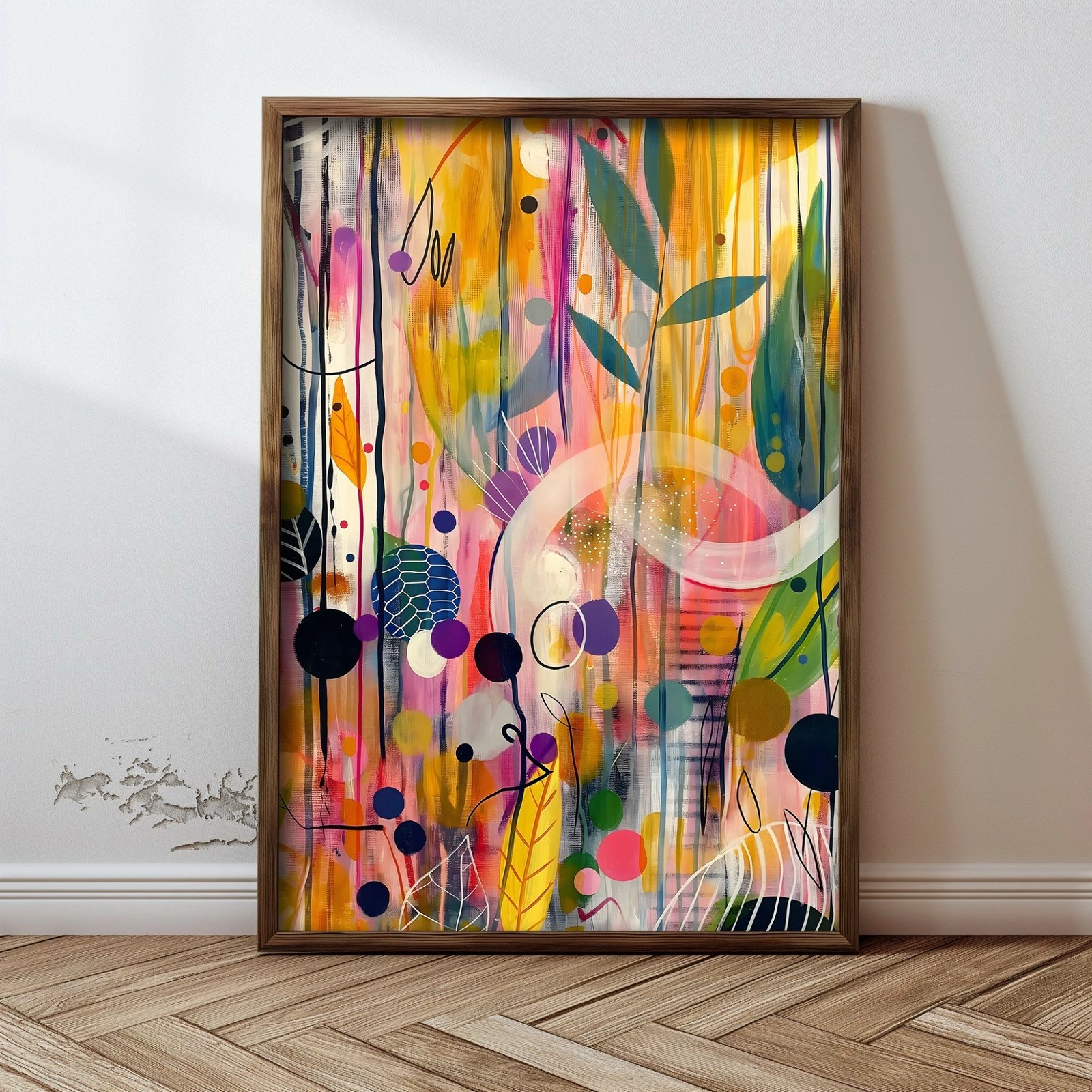 Pikturë dekorative me kornizë MDF, Wallity, GE217-L