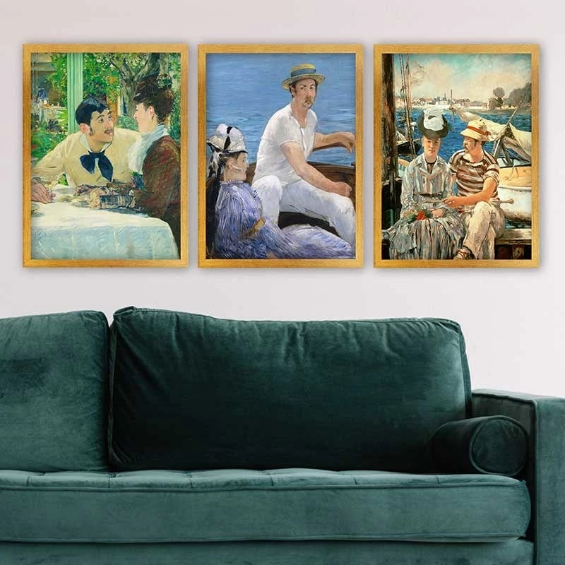 Pikturë dekorative me kornizë (3 copë), Wallity, 3AC_UN1453577_5575