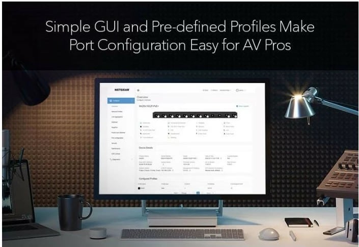 Switch Netgear M4250-40G8XF-POE++ (GSM4248UX), 40x1G PoE++ 2880W, 8xSFP+, i zi
