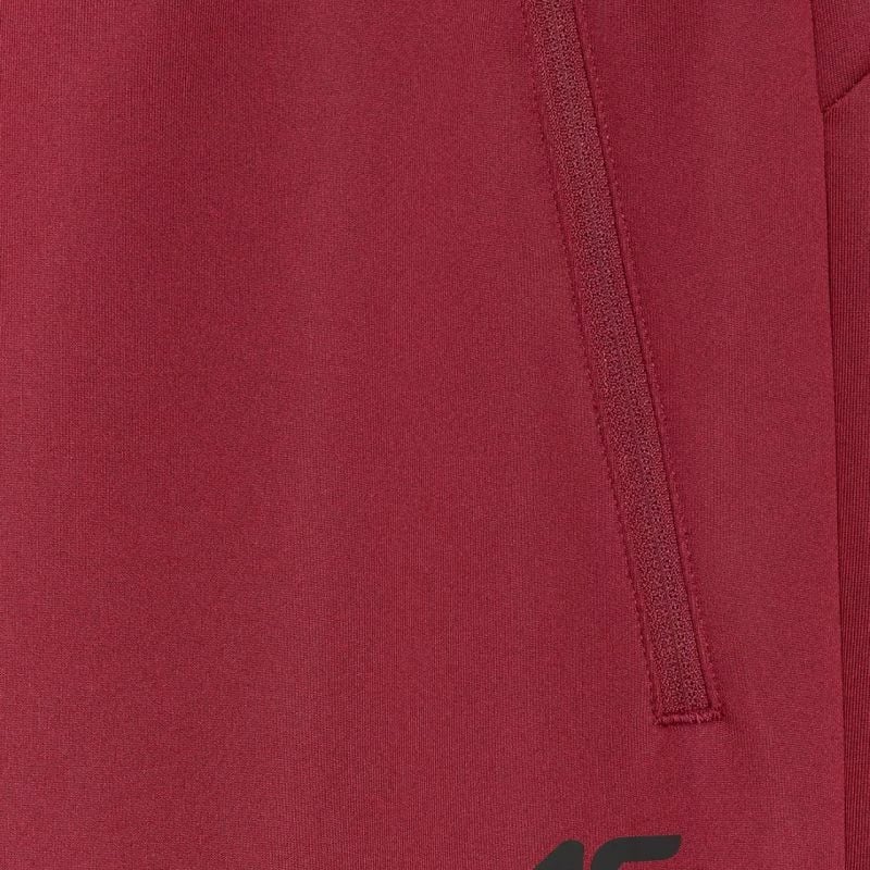 Pantallona sportive për meshkuj 4f, të kuqe të errëta