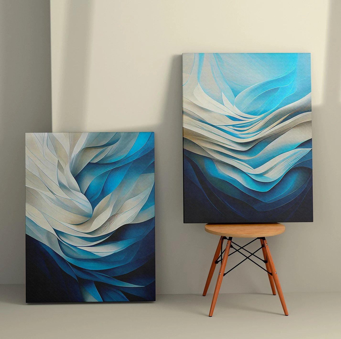 Pikturë dekorative në kanavacë (2 copë), Wallity, 2KNV4307, 50x70 cm