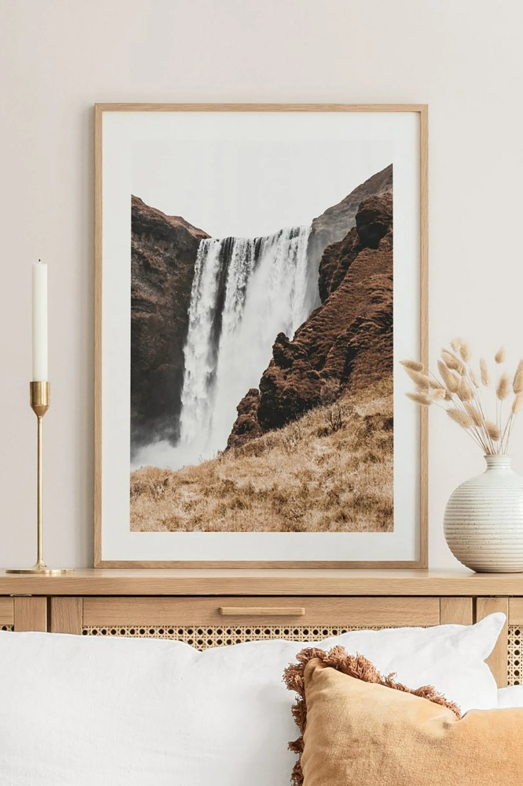 Pikturë dekorative me kornizë, Wallity, Tekhamcerceve40, shumëngjyrëshe, 33x48cm