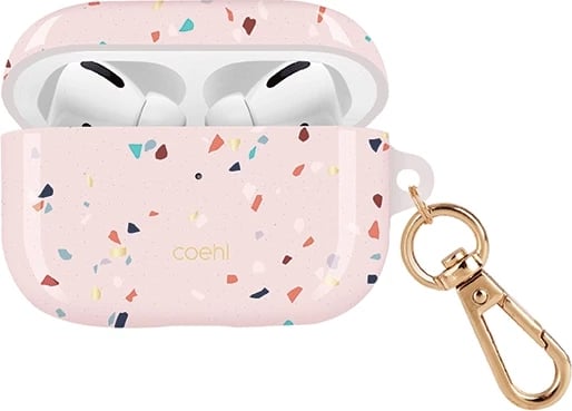 Mbështjellës UNIQ Coehl Terrazzo për AirPods Pro, Rozë