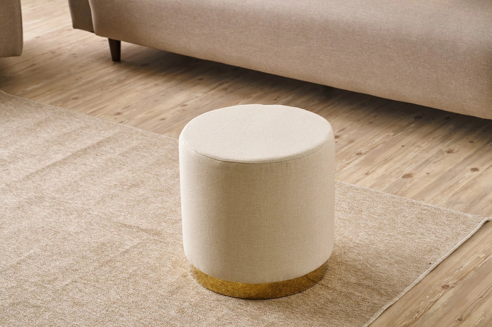 Puf krem Atelier del Sofa, Göcek