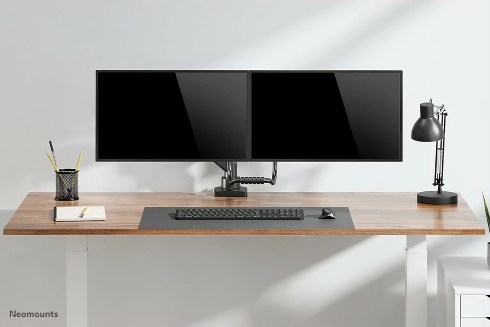 Krah monitori Neomounts DS75-450BL2, Clamp/Grommet, 8 kg, 17"-32", 100 x 100 mm, i zi