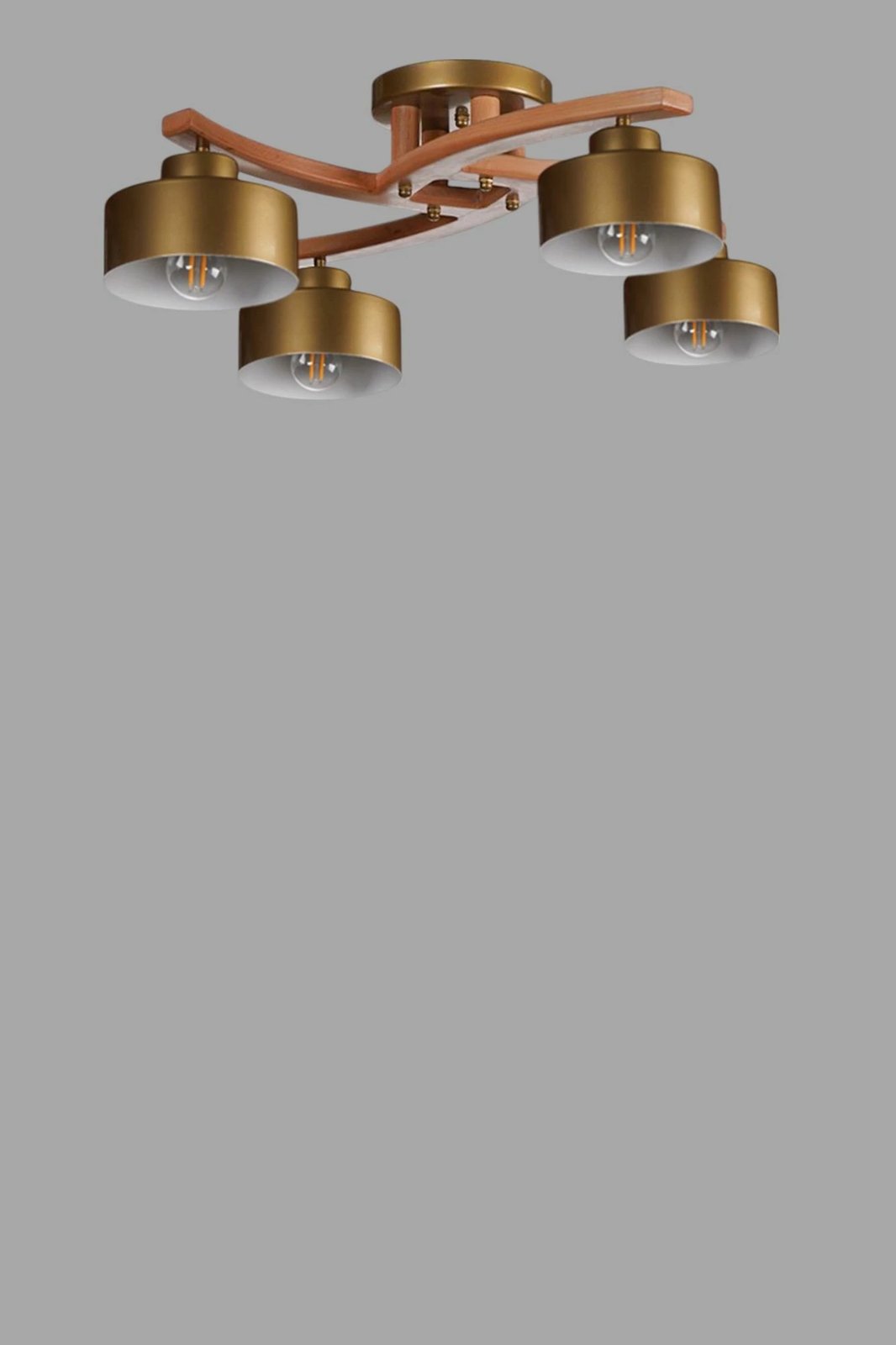 Llambë tavani Opviq, ngjyrë ari dhe arre, 9001-8