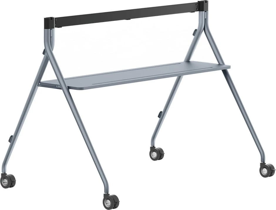 Stendë Yealink MB-FS-P750T për ekran deri 75 inç, me rrota, e zezë/gri