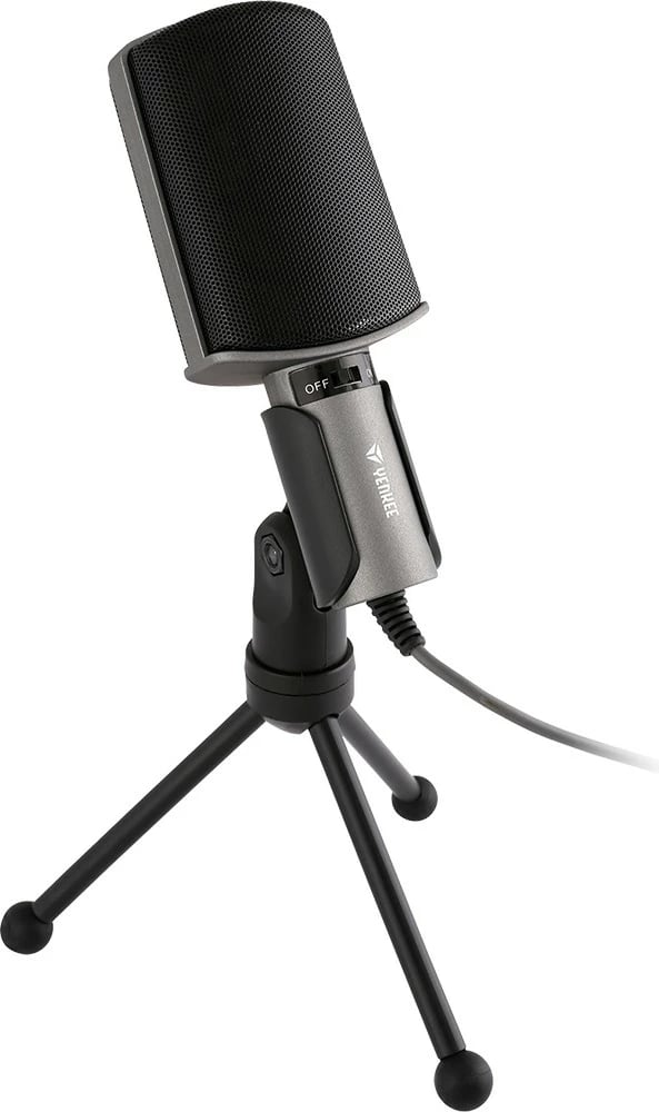 Mikrofon për PC YENKEE YMC 1020GY, 50Hz-16kHz, -30dB, 2.2kΩ, i zi