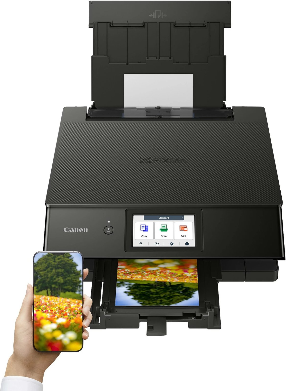 Printer Canon PIXMA TS8750, Inkjet, Printim ngjyra, 4800 x 1200 DPI, Kopjim ngjyra, A4, E zezë