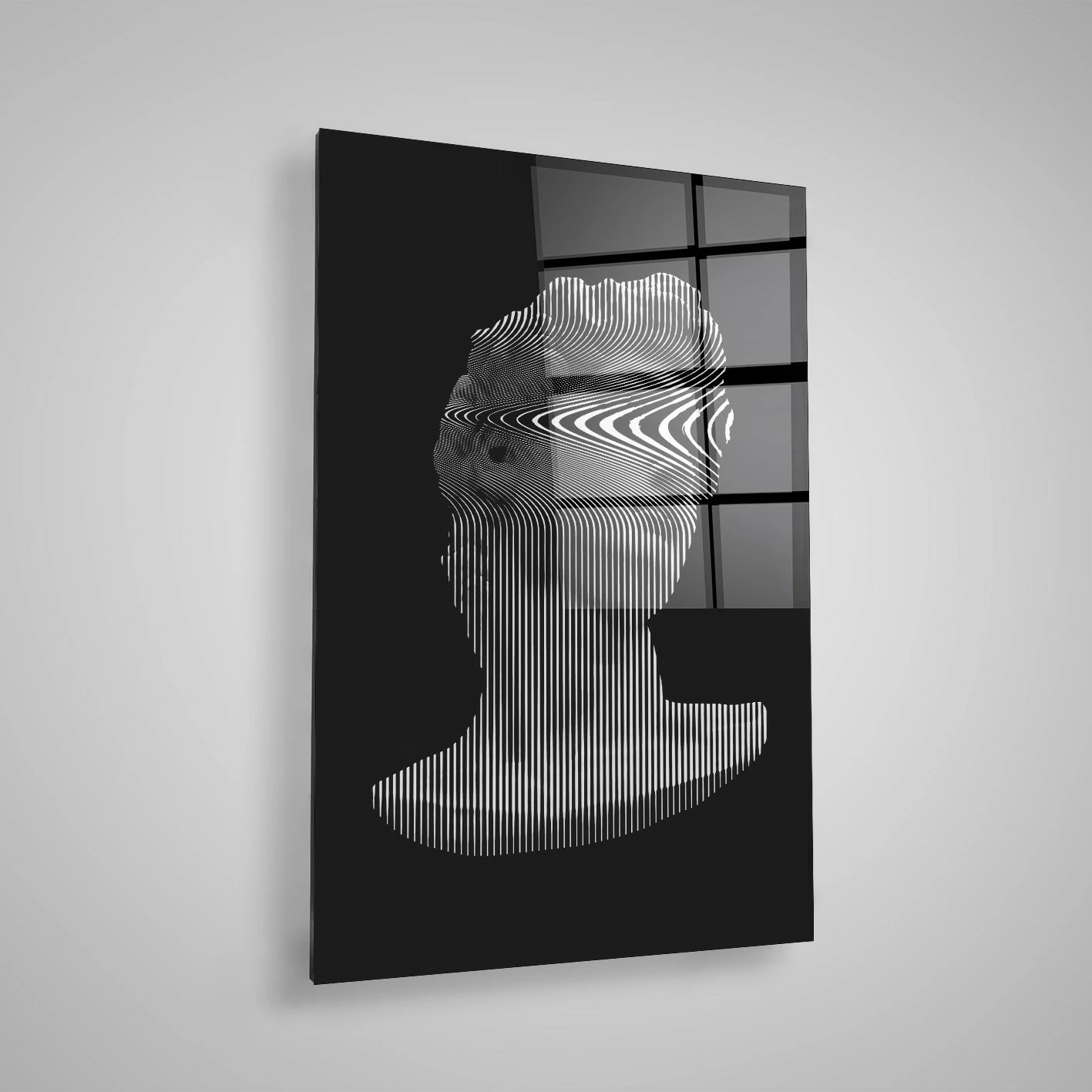 Pikturë dekorative prej xhami të temperuar, Wallity, CAM3758 - 70100