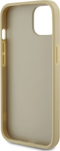Mbështjellës Guess Perforated 4G Glitter për iPhone 15, ari Mbështjellës Guess Perforated 4G Glitter për iPhone 15, ari
