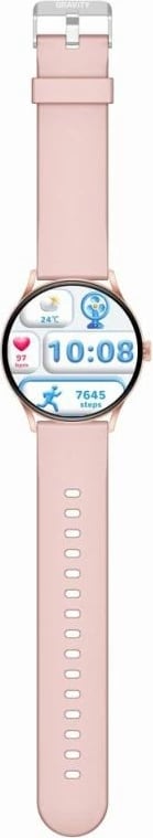 Smartwatch Gravity për femra, rozë