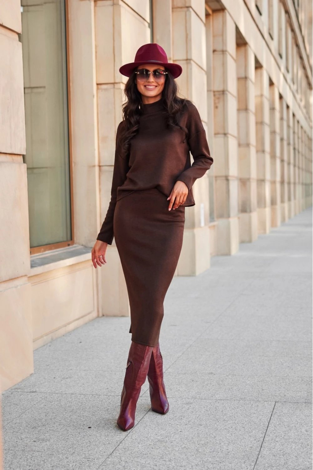 Fustanellë Roco Fashion 202978, kafe