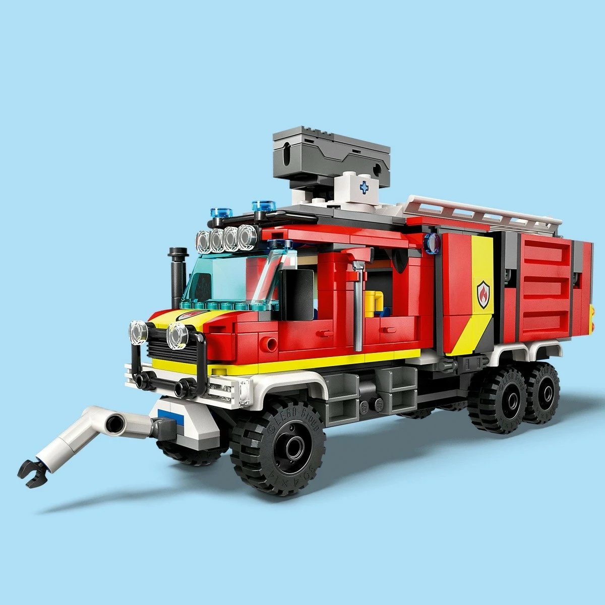 Set ndërtimi LEGO City Off-Road Fire Brigade Vehicle 60374, 502 pjesë, plastikë