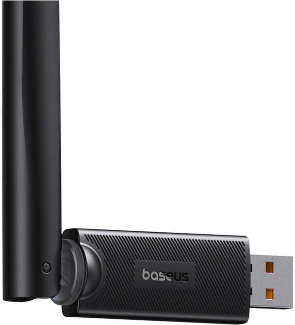 Adapter WiFi Baseus FastJoy 650 Mbps me antenë, USB-A, i zi