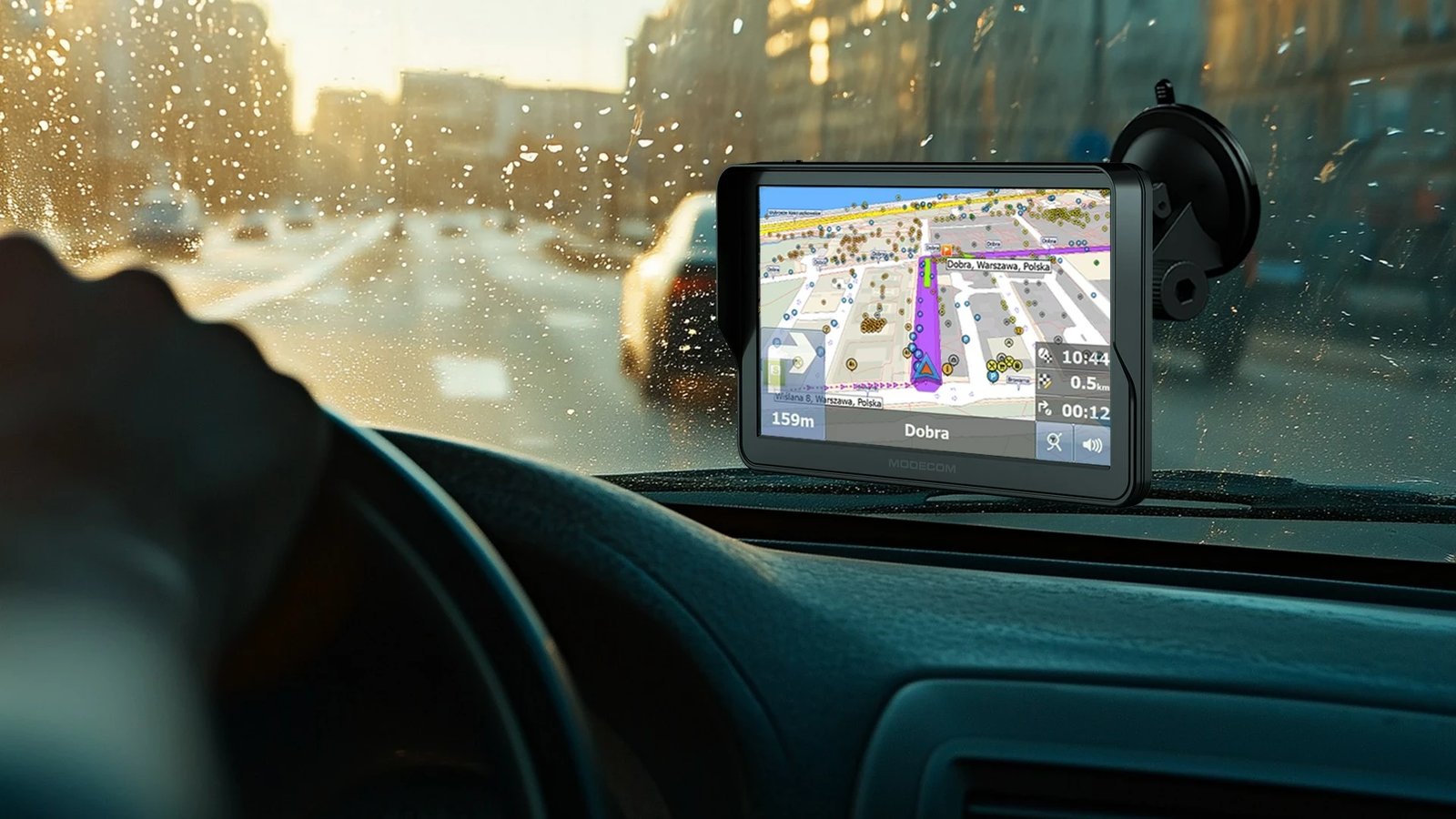 Navigacion për vetura MODECOM FreeWAY CX 7.3, 16 GB, E zezë
