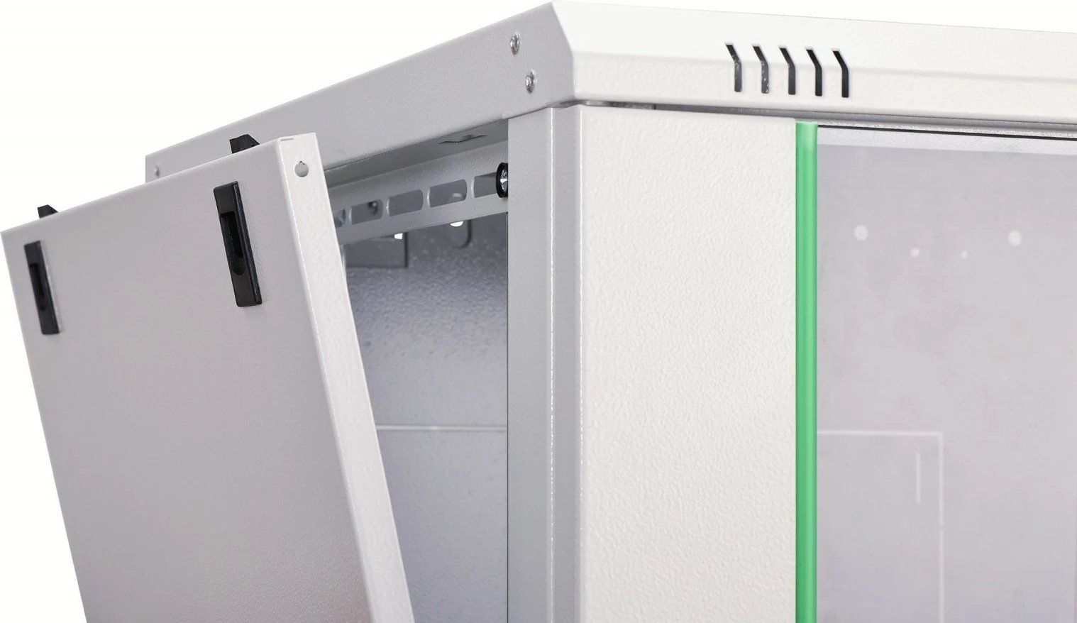 Kabinet rrjeti muror Digitus DN-37106 19" 9U 474x600x600 mm derë xhami IP20 ngarkesë 60 kg i pa-montuar gri