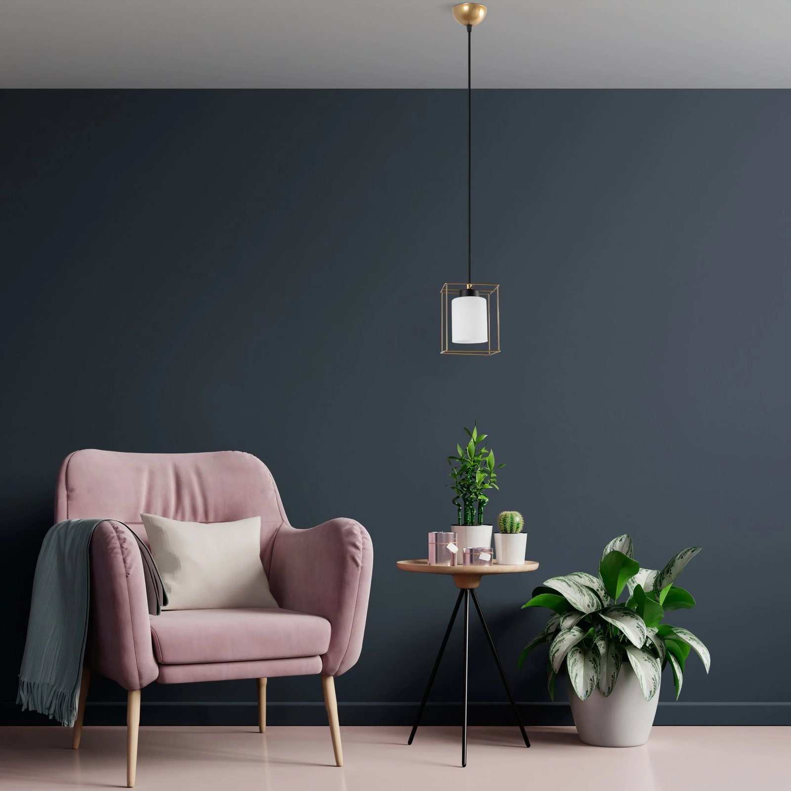 Llambë tavani Opviq Swank - 702 - 6, ngjyrë ari