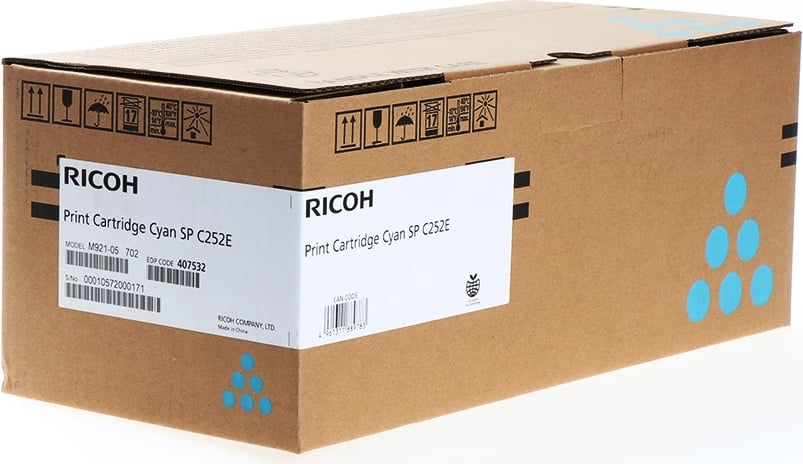 Toner Ricoh Type C252E 407532 4000 faqe cyan