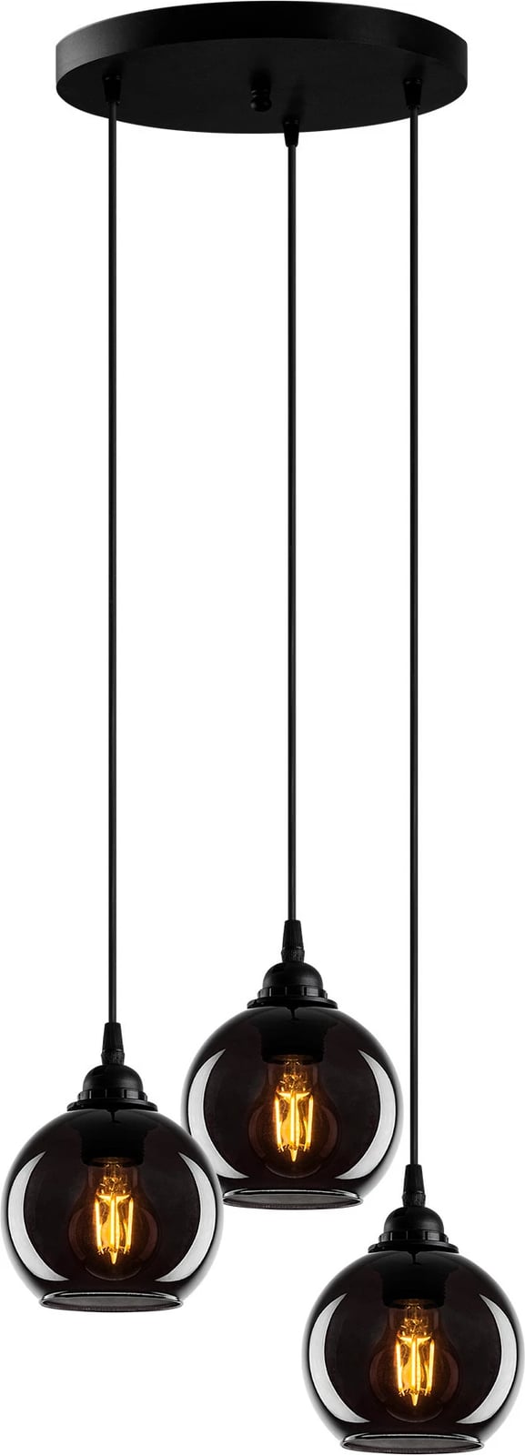 Llambë tavani industriale Opviq, ngjyrë fume, 011