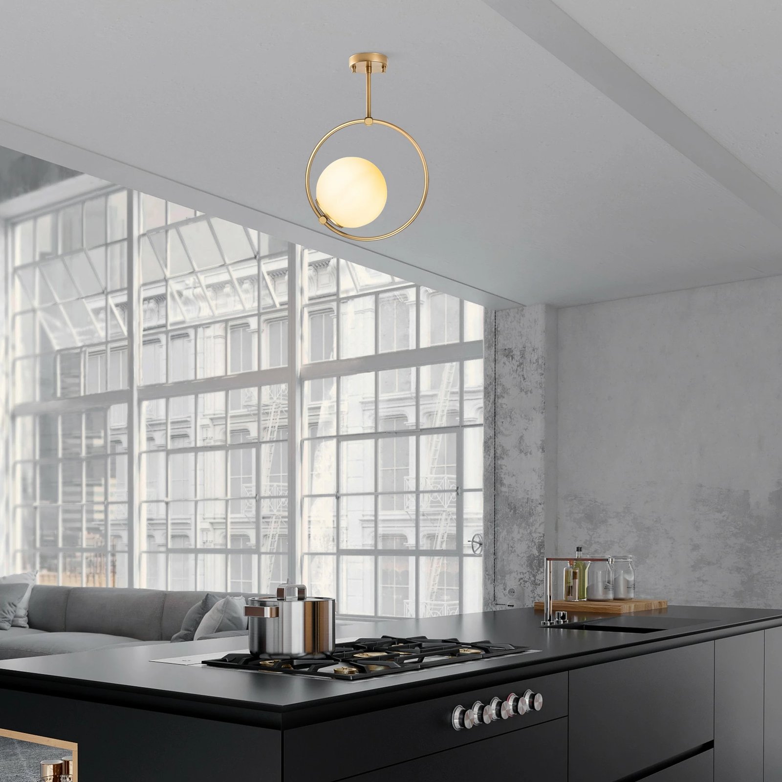 Llambë tavani Opviq, Dolunay - 3903, ngjyrë ari Llambë tavani Opviq, Dolunay - 3903, ngjyrë ari