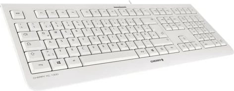Tastierë Cherry KC 1000, Full-size, USB, AZERTY, Gri