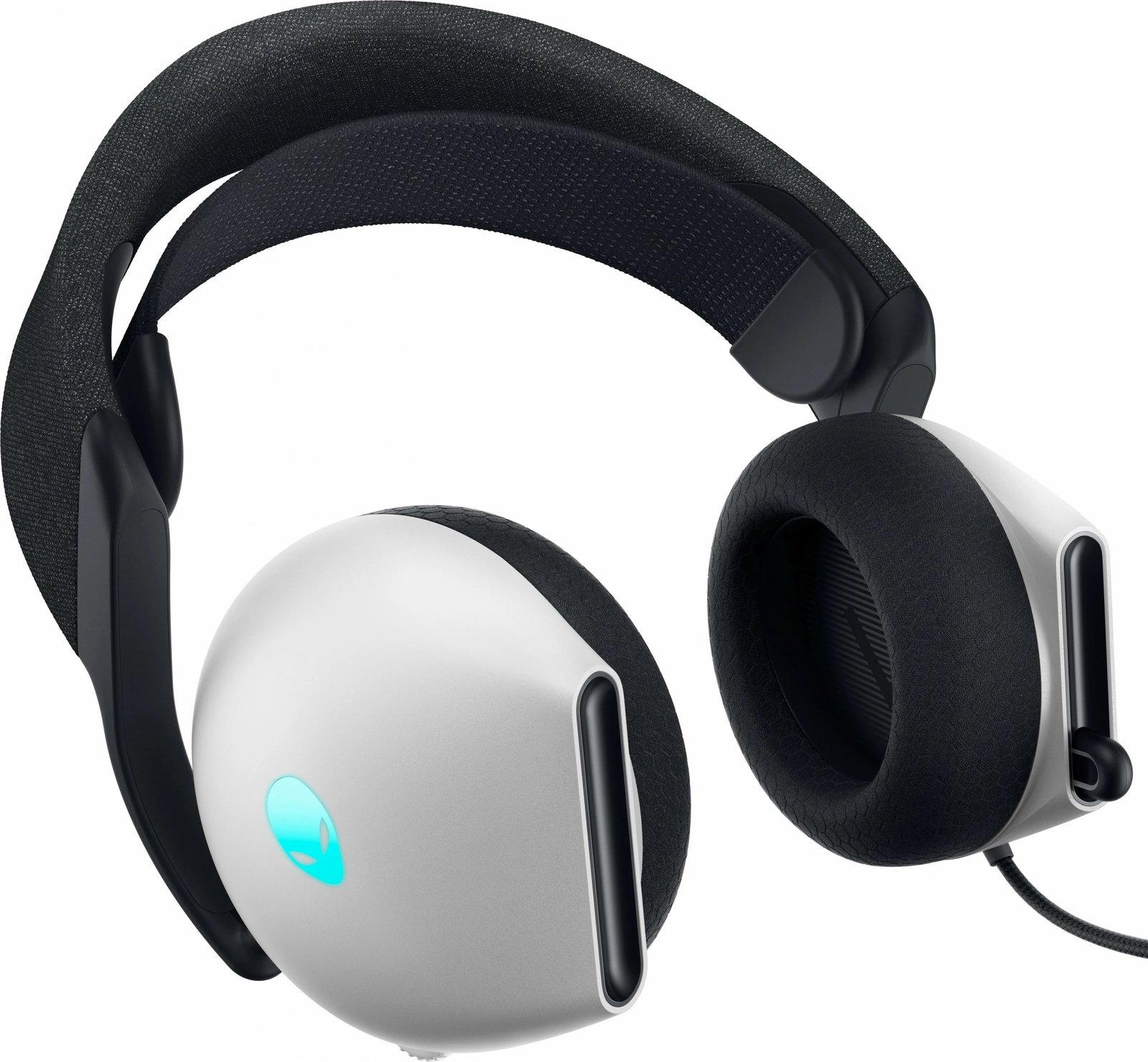 Kufje gaming Alienware Wired USB RGB 20, e bardhë