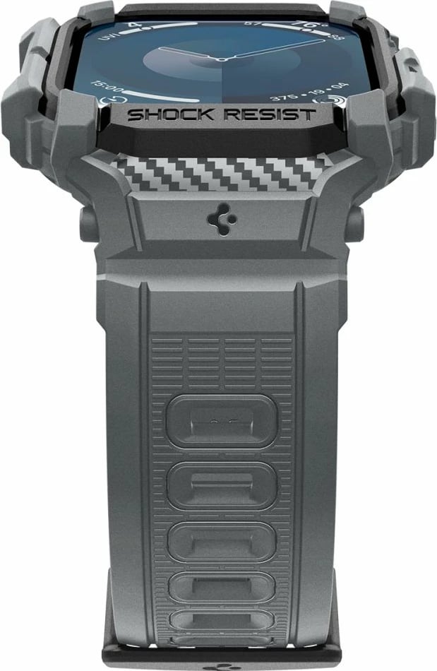Mbështjellës Spigen Rugged Armor Pro për Apple Watch 10, 46mm, Gri
