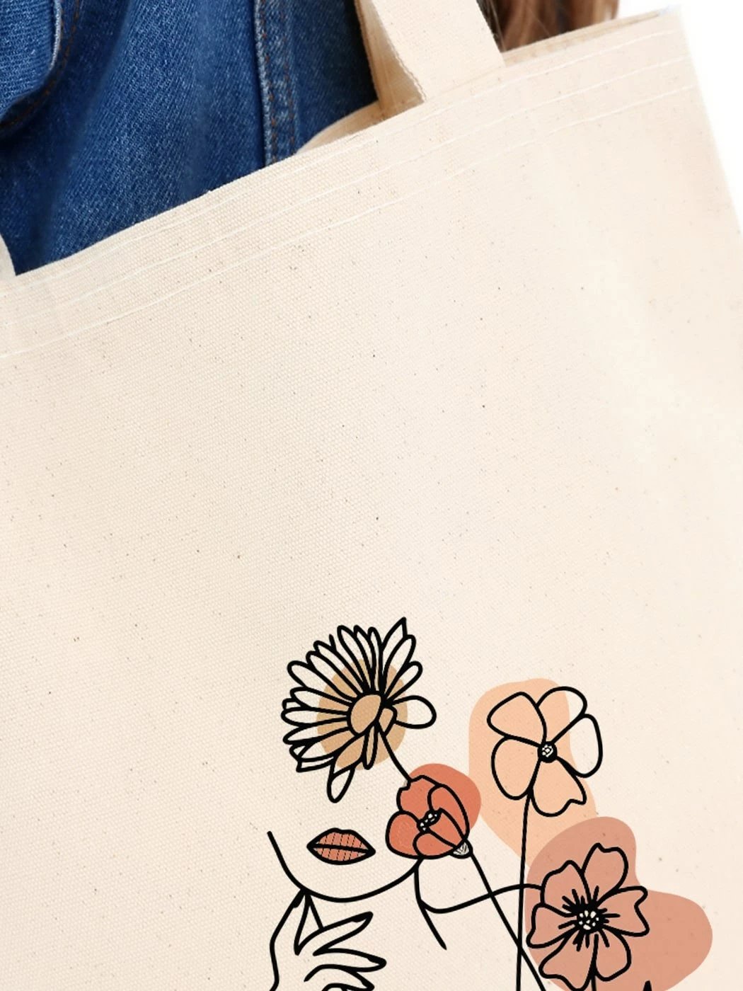 Çantë tote Zoozie Bags, krem, 1113