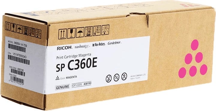 Toner, Ricoh, Type C360 408190, rendiment 1500 faqe, magenta