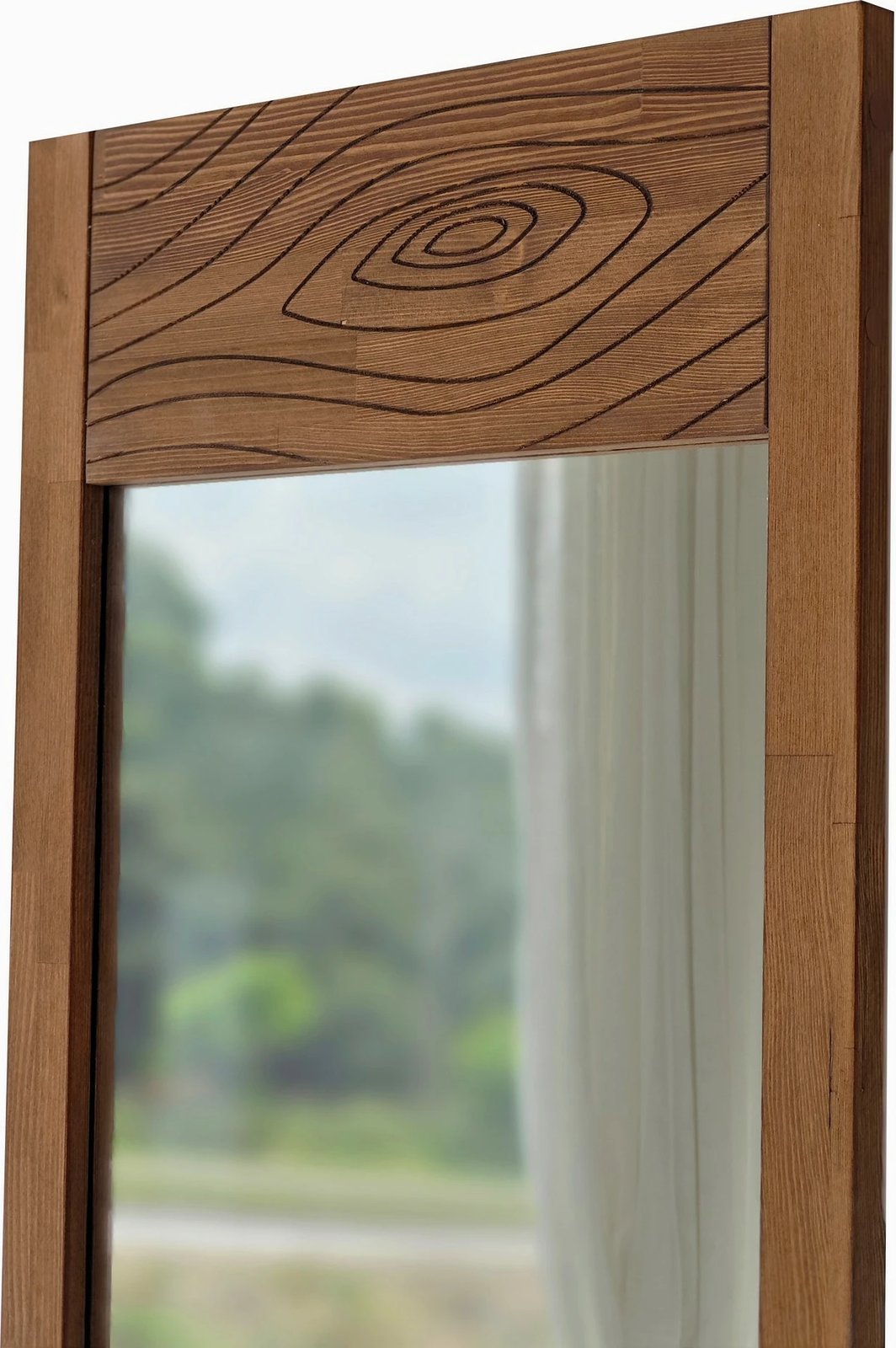 Pasqyrë Cheval, Skye Decor, ngjyrë geshtenjtë, 55x155x2cm