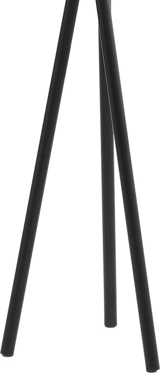 Varese pallto Sigar, metal-dru, ngjyrë e zezë-natyrale, 49x51x187cm