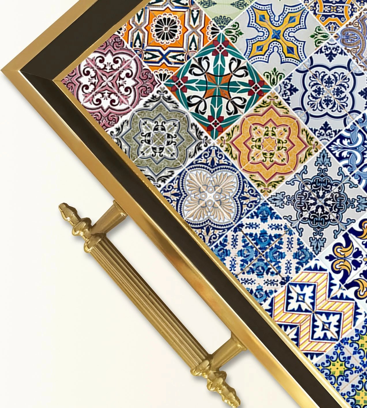 Tabaka xhami me mozaik shumëngjyrësh, Aberto Design, TPA9894