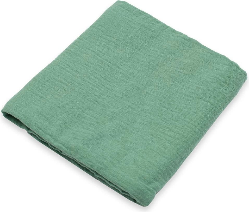 Batanije muslin, New Baby, 60x60 cm, pambuk organik, jeshile