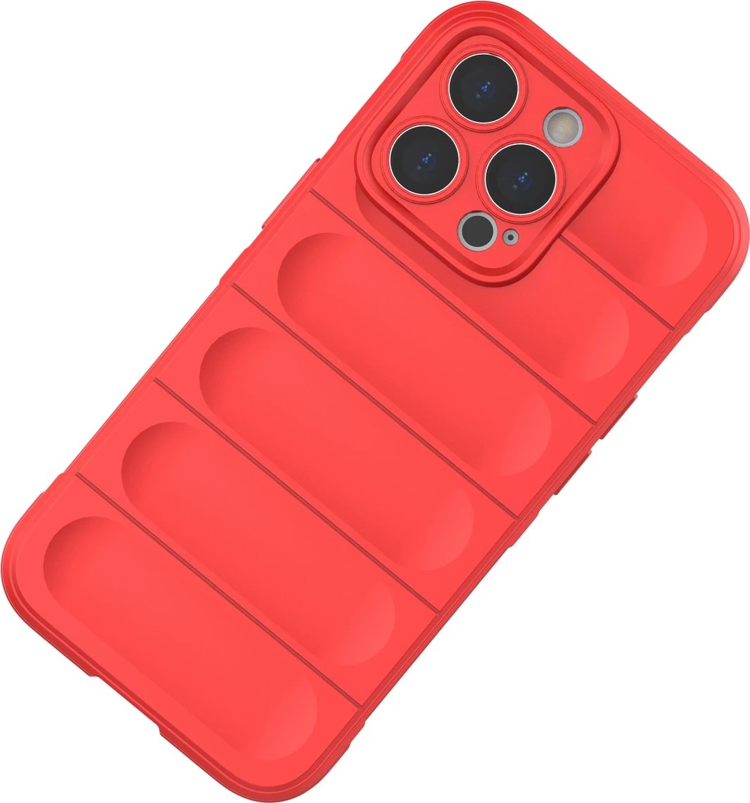 Mbështjellës Hurtel Magic Shield Case për iPhone 13 Pro, TPU, Kuqe